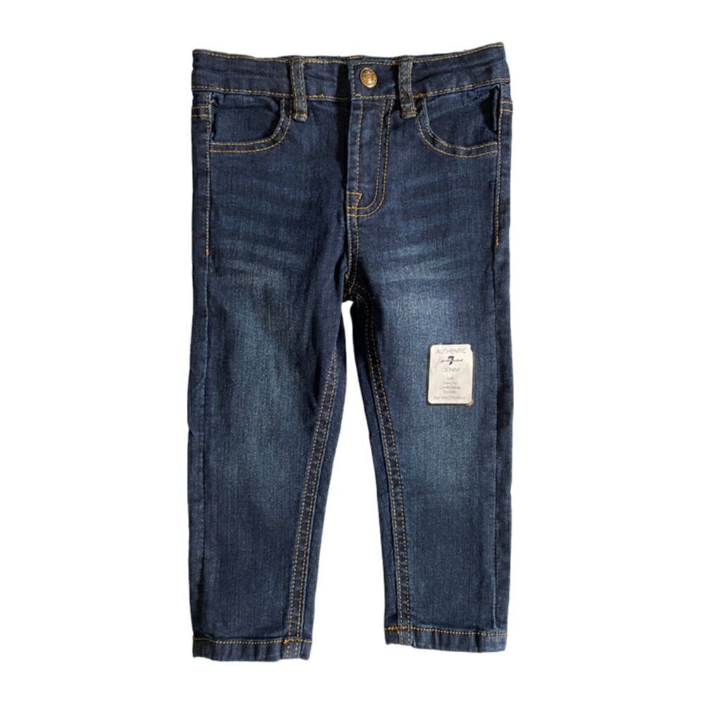 7 For All Mankind Stretch Dark Wash Skinny Jeans Size 2T